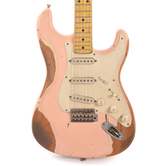 Nash S-57 Shell Pink Heavy Relic Electric Guitars / Solid Body