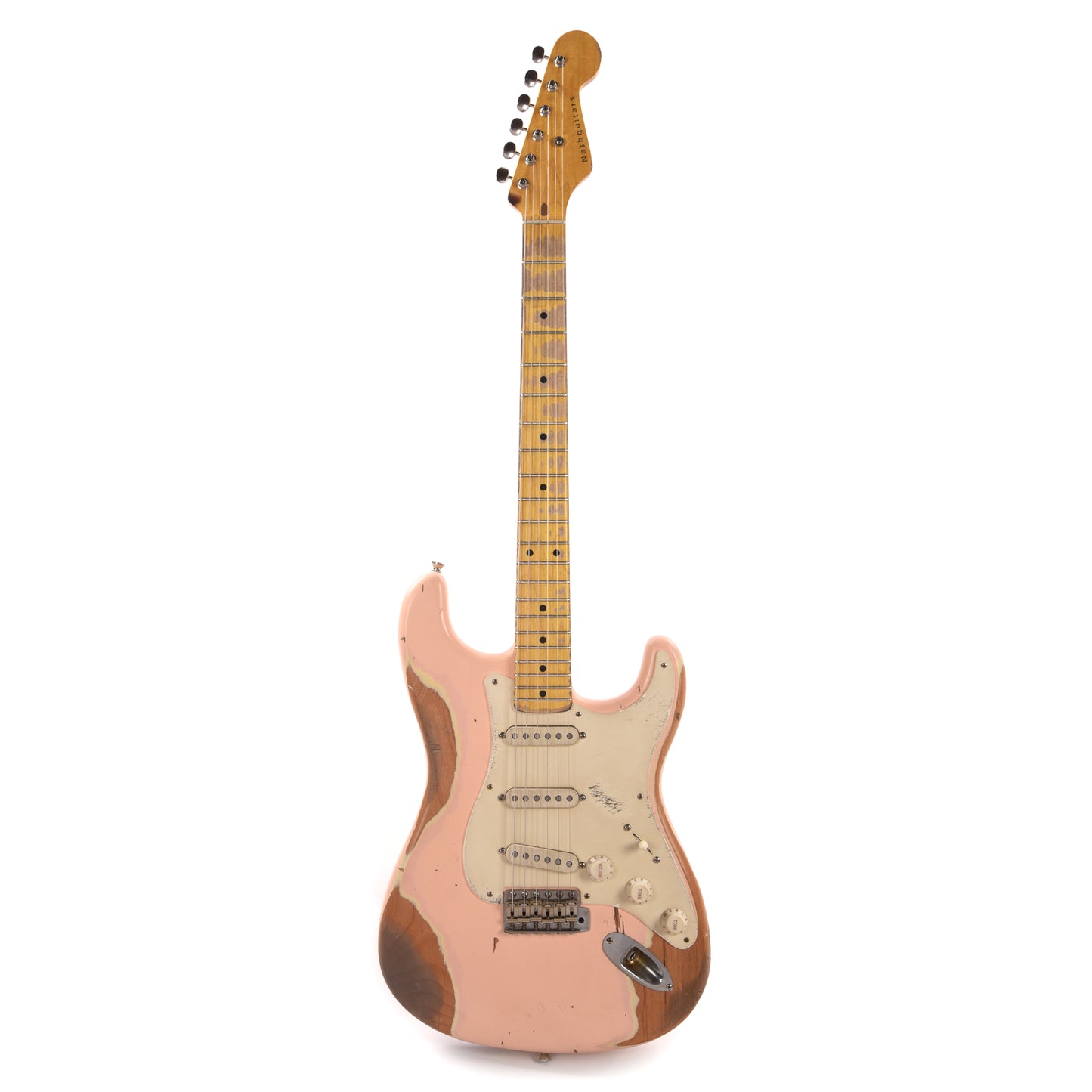 Nash S-57 Shell Pink Heavy Relic Electric Guitars / Solid Body