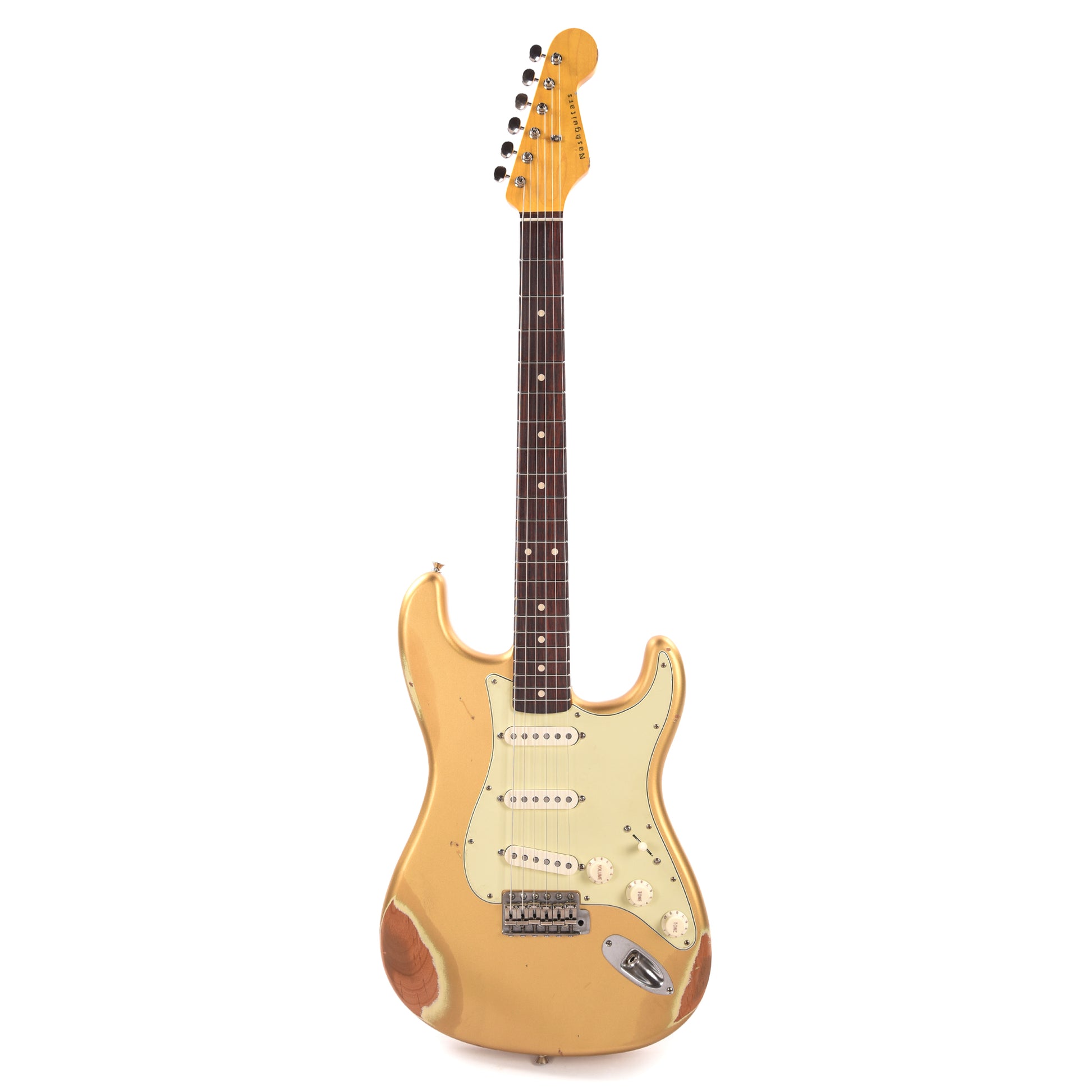 Nash S-63 Aztec Gold Medium Relic Electric Guitars / Solid Body