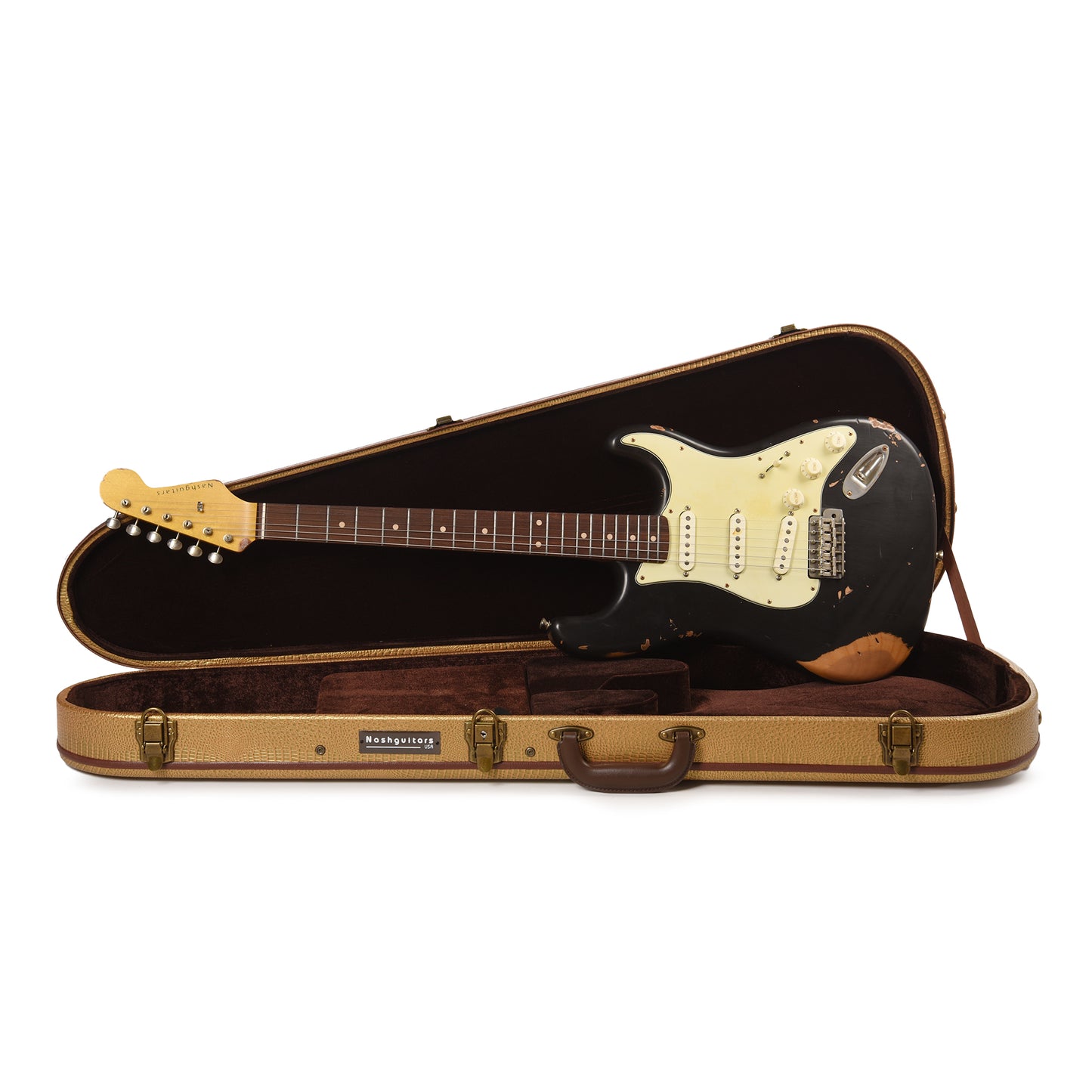 Nash S-63 Black Heavy Relic Electric Guitars / Solid Body