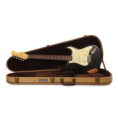Nash S-63 Black Heavy Relic Electric Guitars / Solid Body