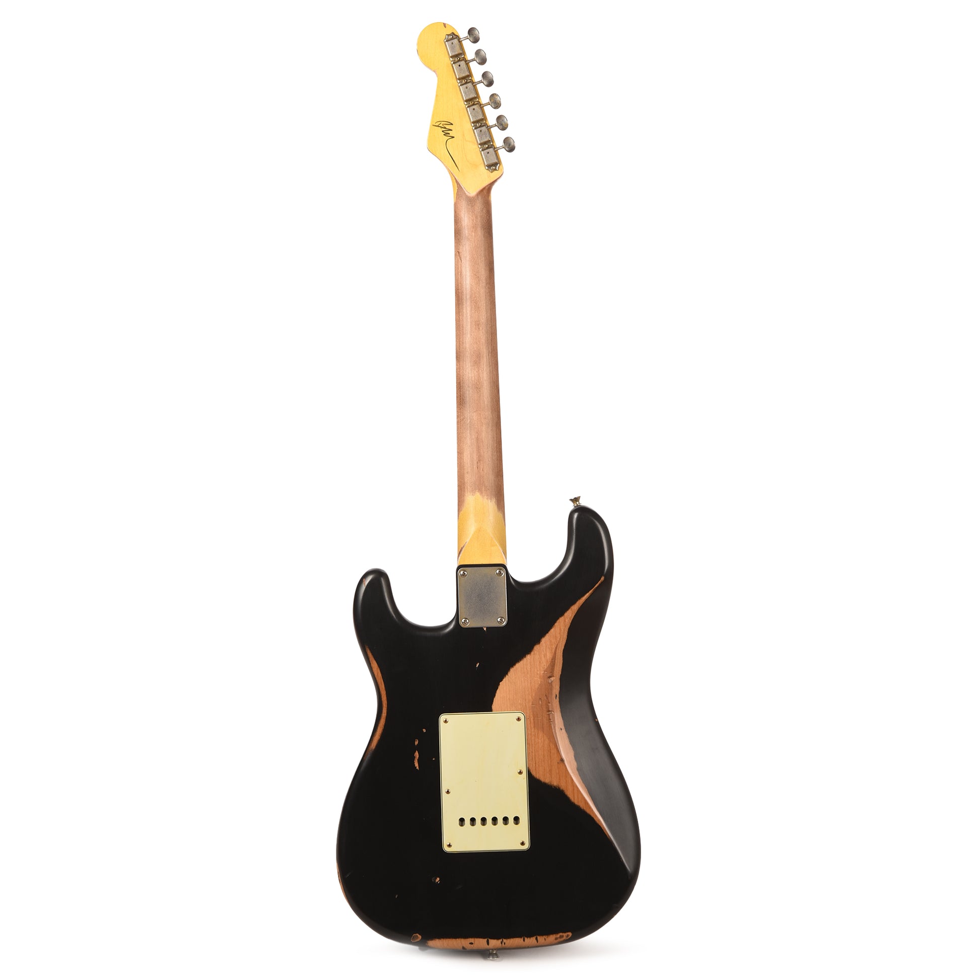 Nash S-63 Black Heavy Relic Electric Guitars / Solid Body