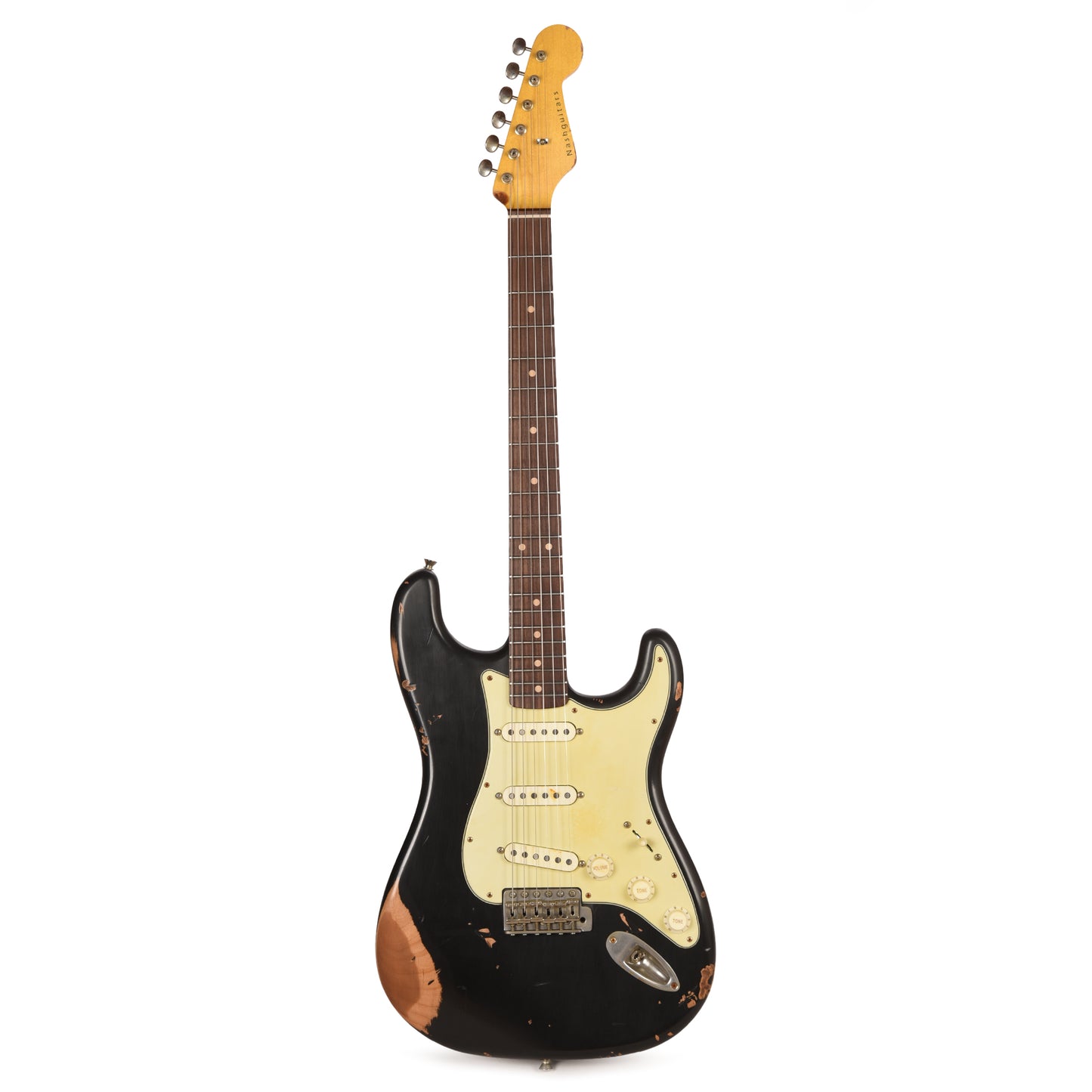 Nash S-63 Black Heavy Relic Electric Guitars / Solid Body