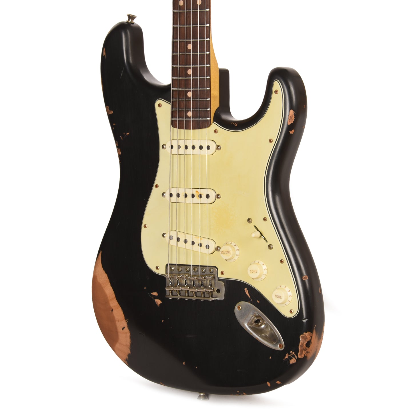 Nash S-63 Black Heavy Relic Electric Guitars / Solid Body