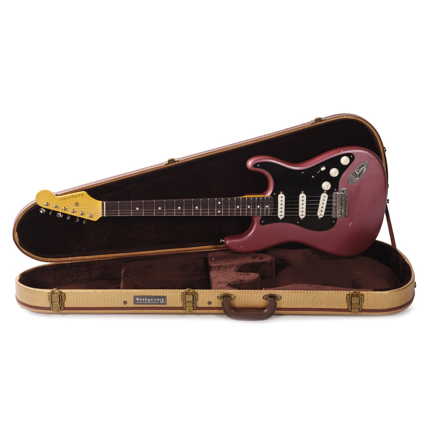 Nash S-63 Burgundy Mist Light Relic Electric Guitars / Solid Body