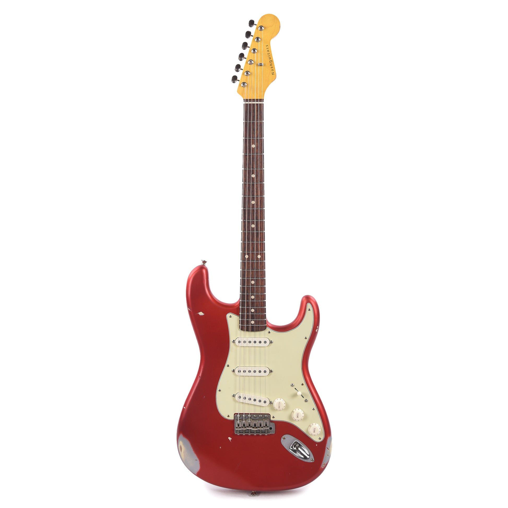 Nash S-63 Candy Apple Red Medium Relic Electric Guitars / Solid Body