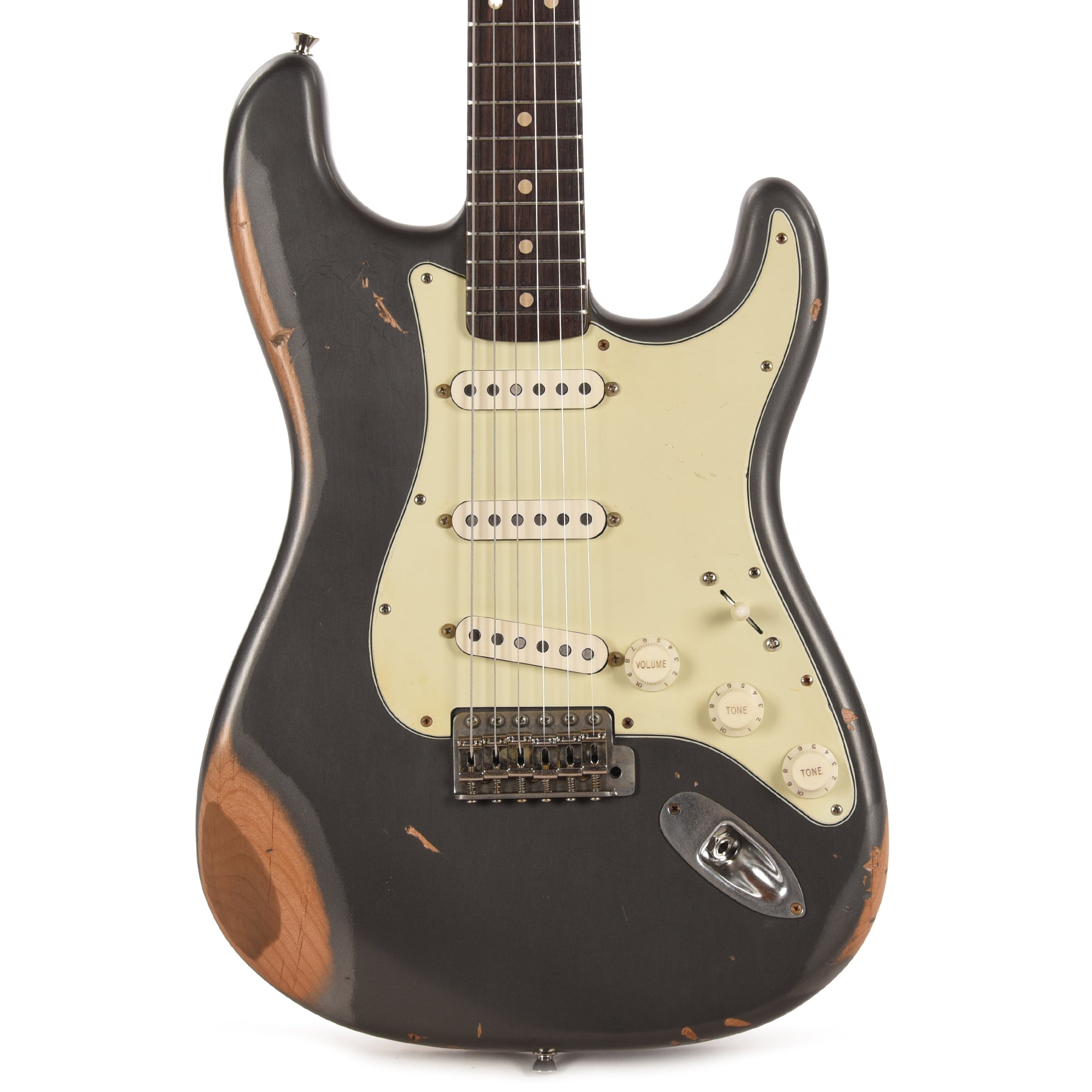 Nash S-63 Charcoal Frost Metallic Heavy Relic Electric Guitars / Solid Body