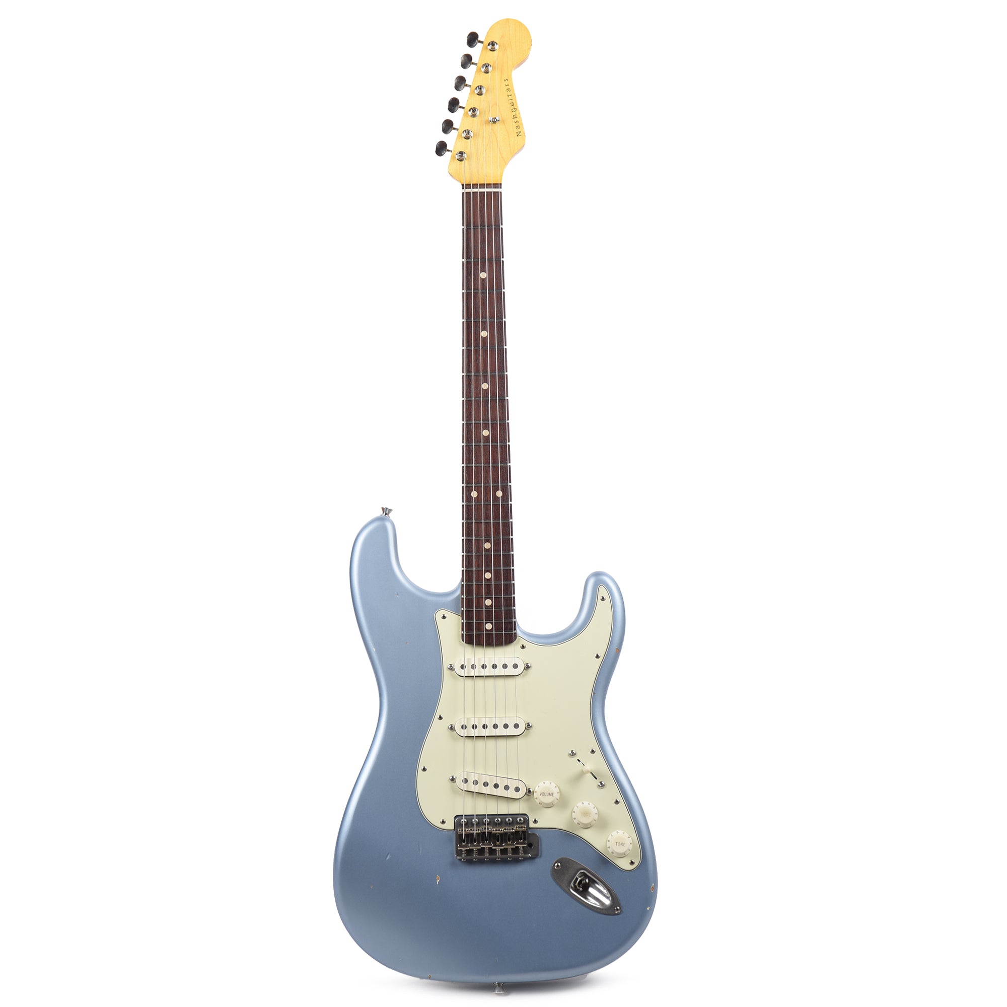 Nash S-63 Ice Blue Metallic Light Relic Electric Guitars / Solid Body