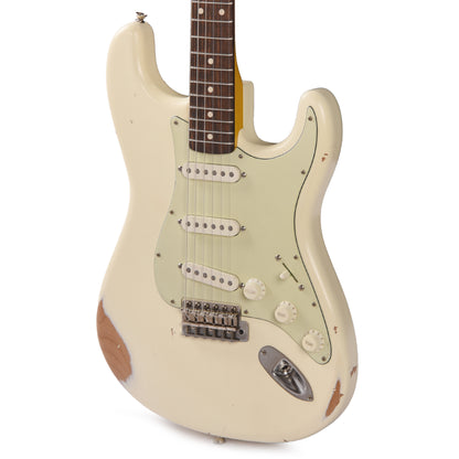 Nash S-63 Olympic White Medium Relic Electric Guitars / Solid Body