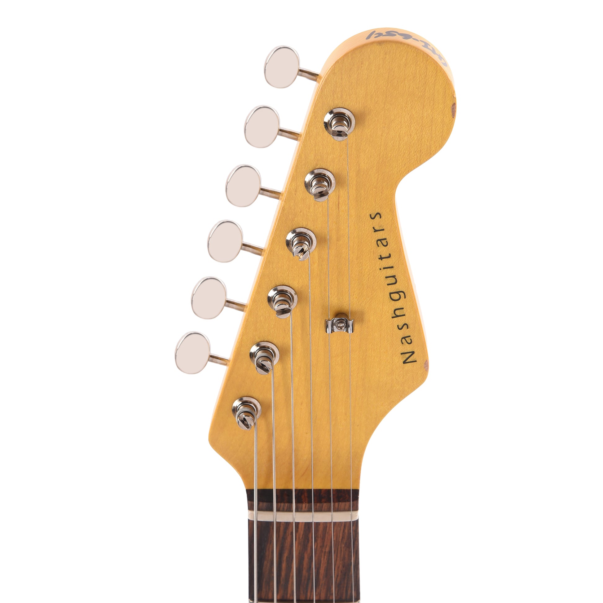 Nash S-63 Olympic White Medium Relic Electric Guitars / Solid Body