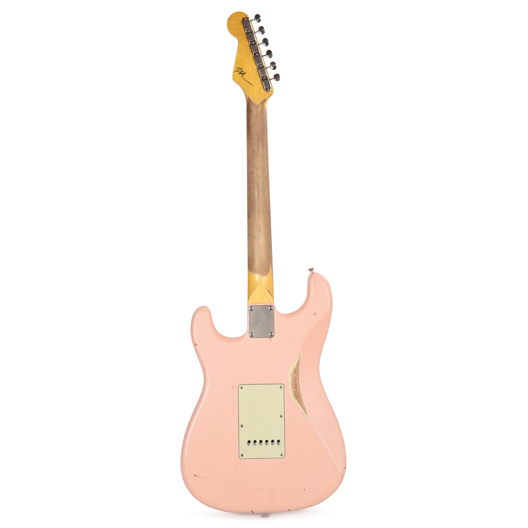 Nash S-63 Shell Pink Medium Relic Electric Guitars / Solid Body