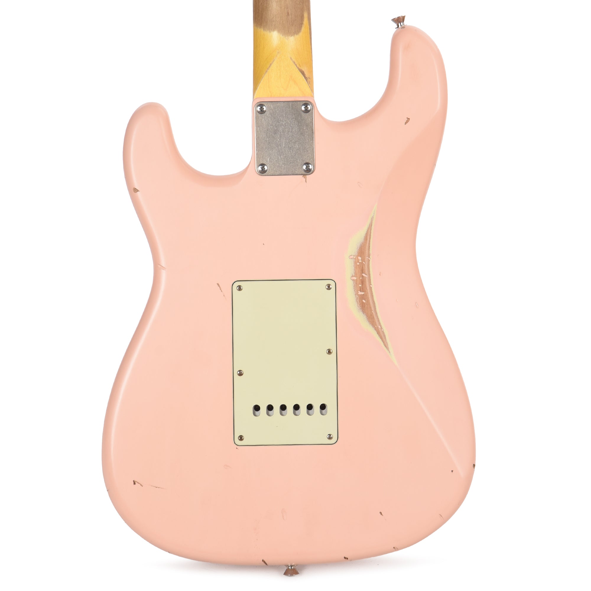 Nash S-63 Shell Pink Medium Relic Electric Guitars / Solid Body