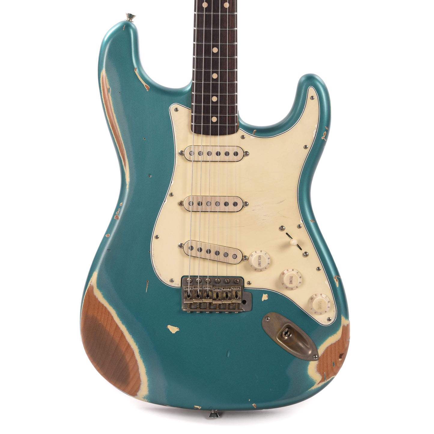 Nash S-63 Teal Green Metallic Heavy Relic Electric Guitars / Solid Body