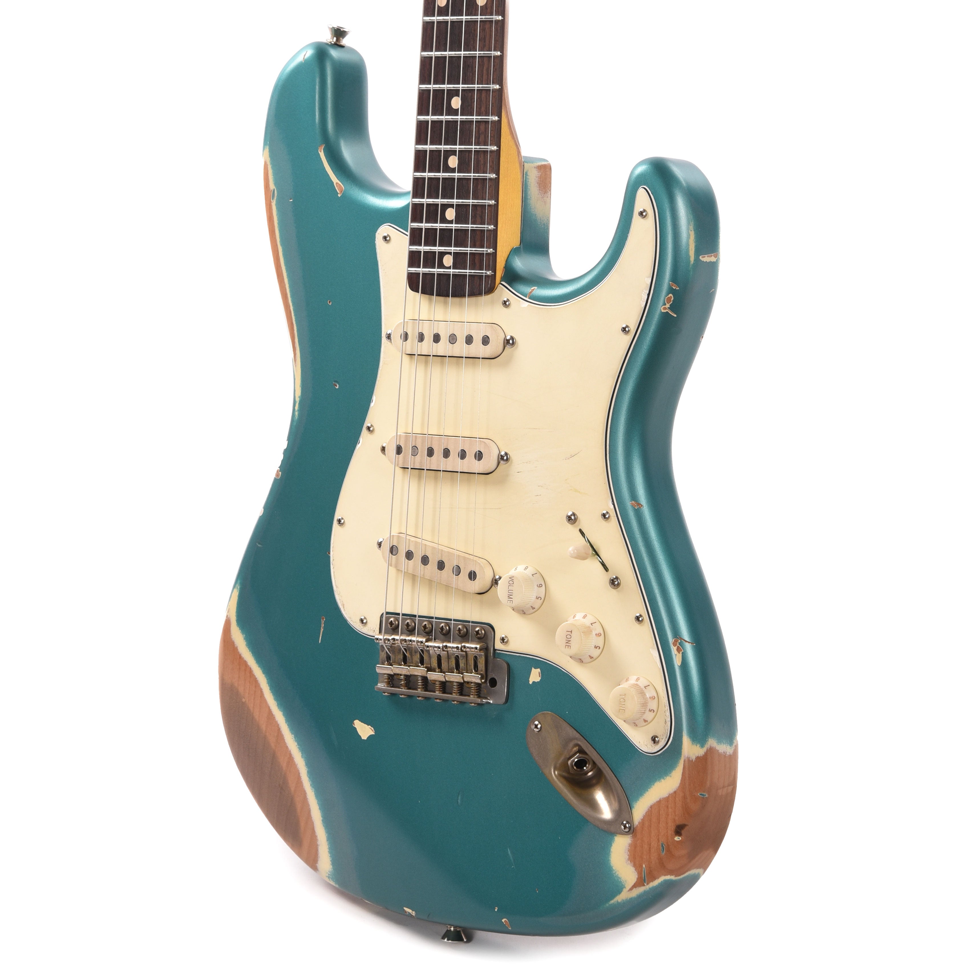 Nash S-63 Teal Green Metallic Heavy Relic Electric Guitars / Solid Body