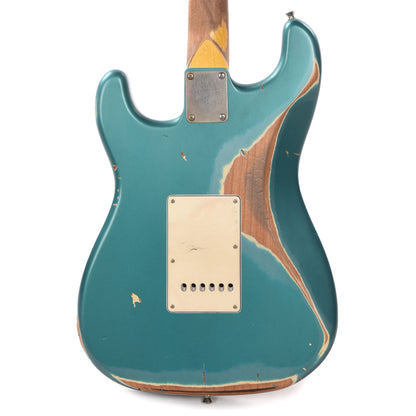 Nash S-63 Teal Green Metallic Heavy Relic Electric Guitars / Solid Body