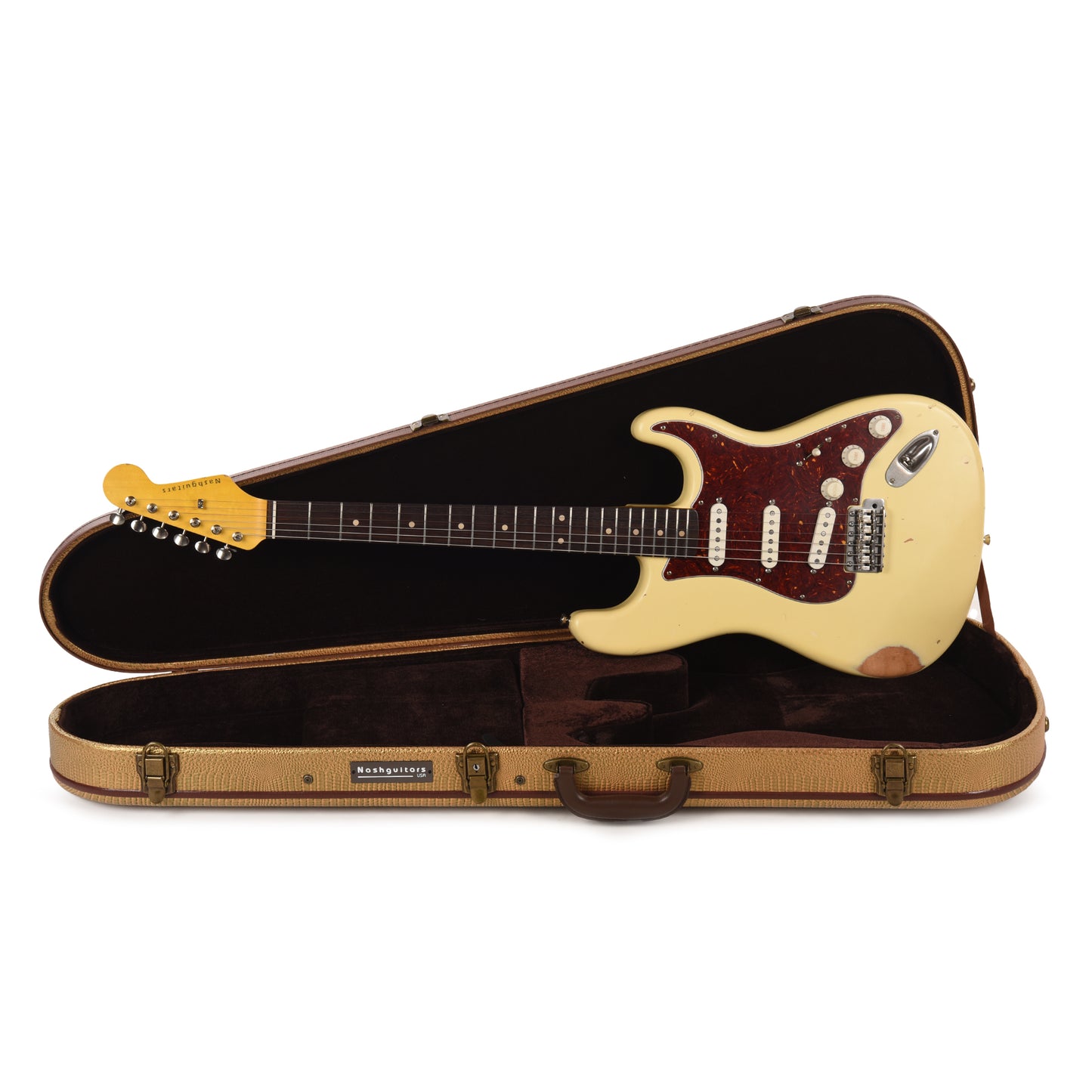 Nash S-63 Vintage White Medium Relic Electric Guitars / Solid Body