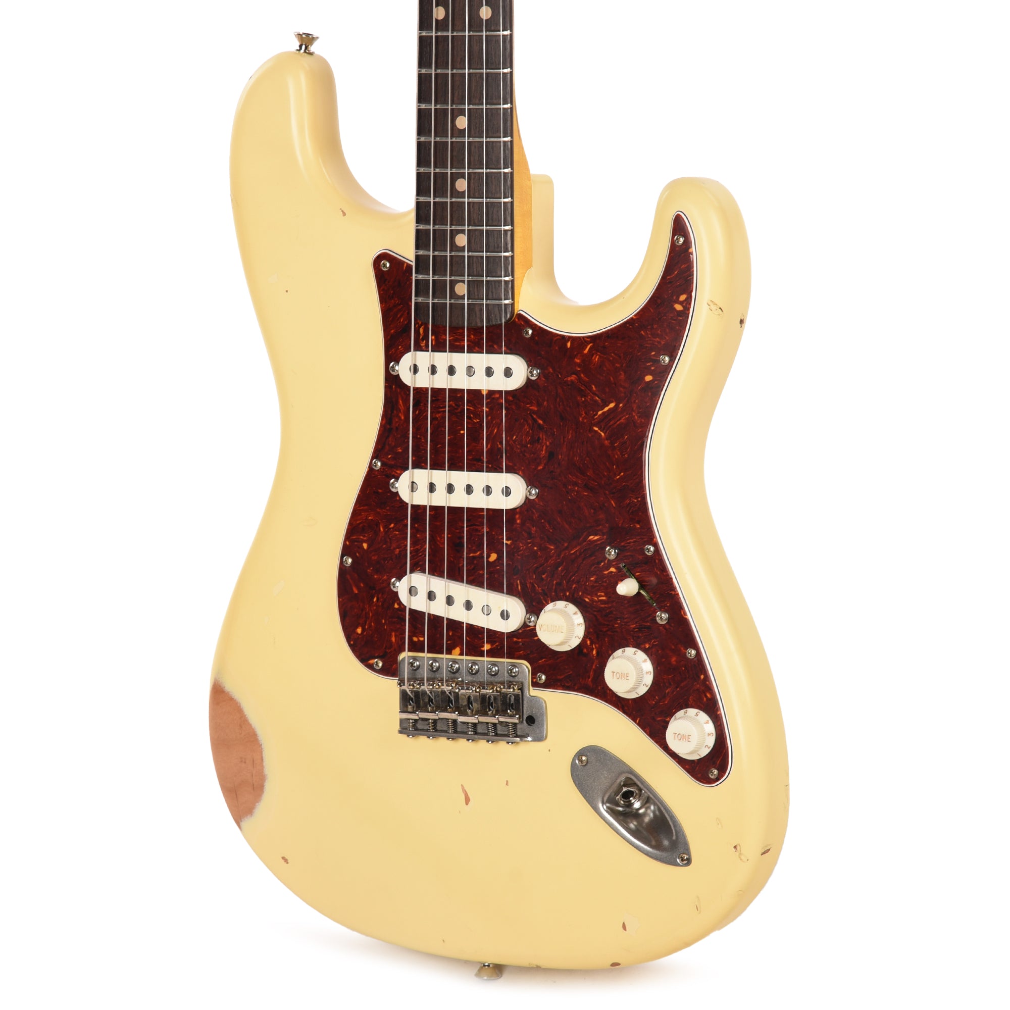 Nash S-63 Vintage White Medium Relic Electric Guitars / Solid Body