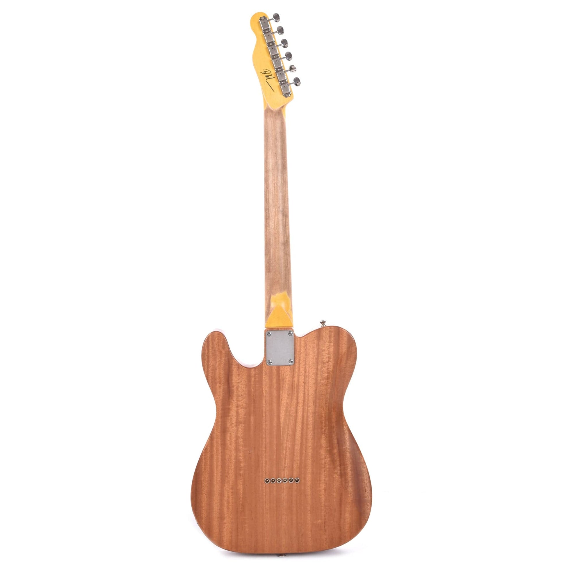 Nash Special T Flame Maple/Mahogany Transparent Blue Light Relic Electric Guitars / Solid Body