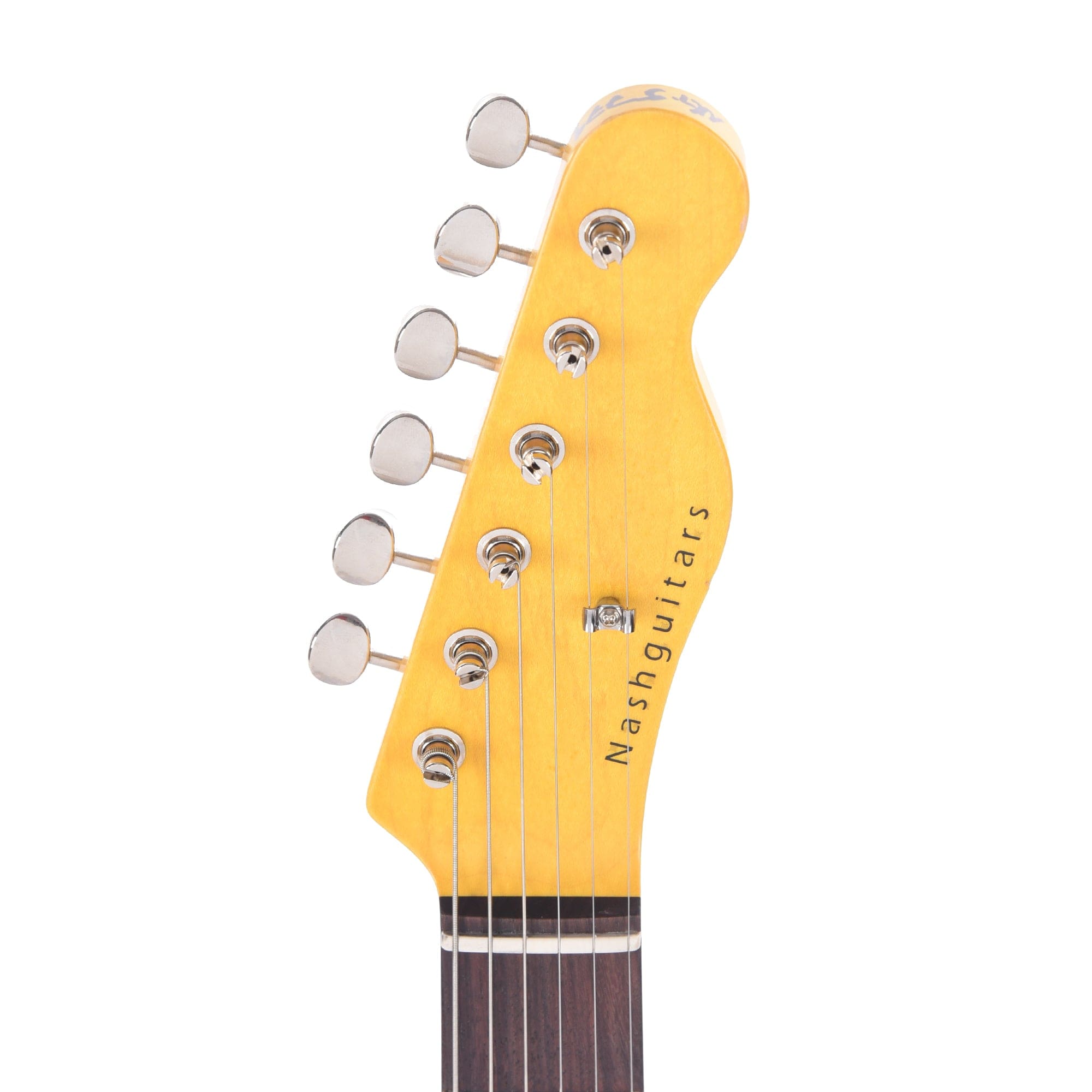 Nash Special T Flame Maple/Mahogany Transparent Blue Light Relic Electric Guitars / Solid Body