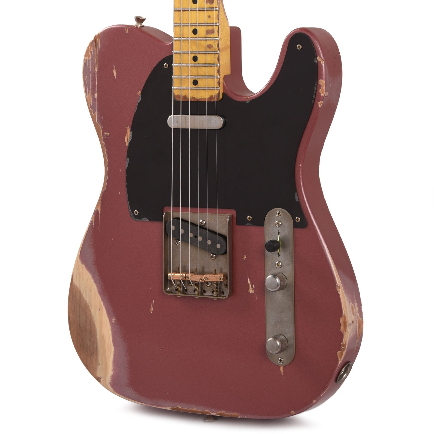 Nash T-52 Ash Burgundy Mist Heavy Relic Electric Guitars / Solid Body