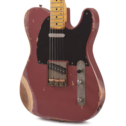Nash T-52 Ash Burgundy Mist Heavy Relic Electric Guitars / Solid Body