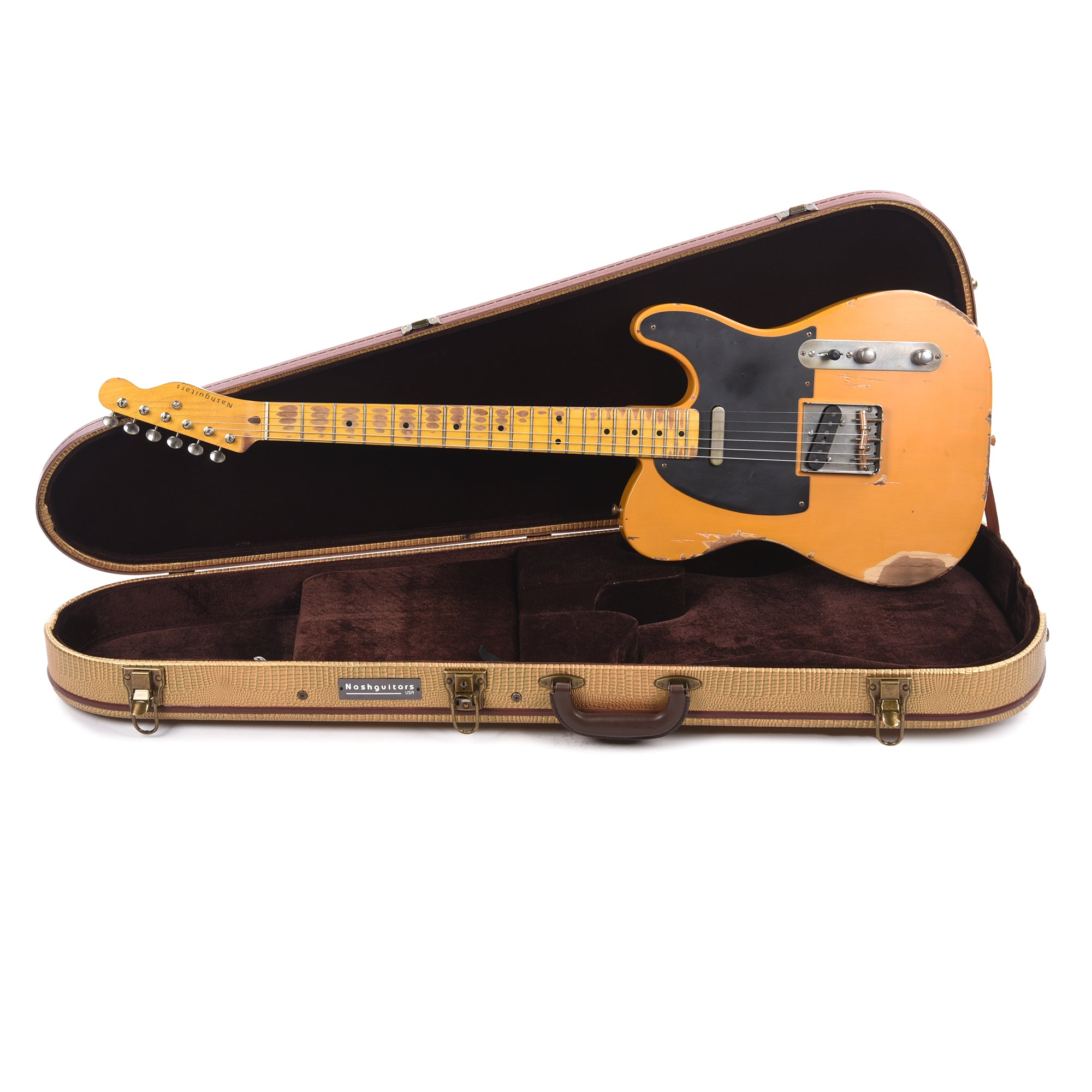 Nash T-52 Ash Butterscotch Blonde Heavy Relic Electric Guitars / Solid Body