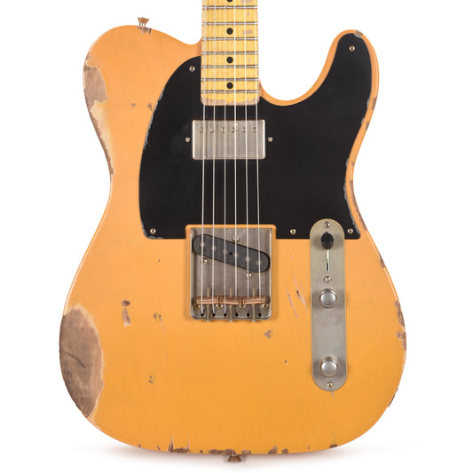 Nash T-52 Ash Butterscotch Blonde Heavy Relic w/Lollar Imperial Neck Humbucker Electric Guitars / Solid Body