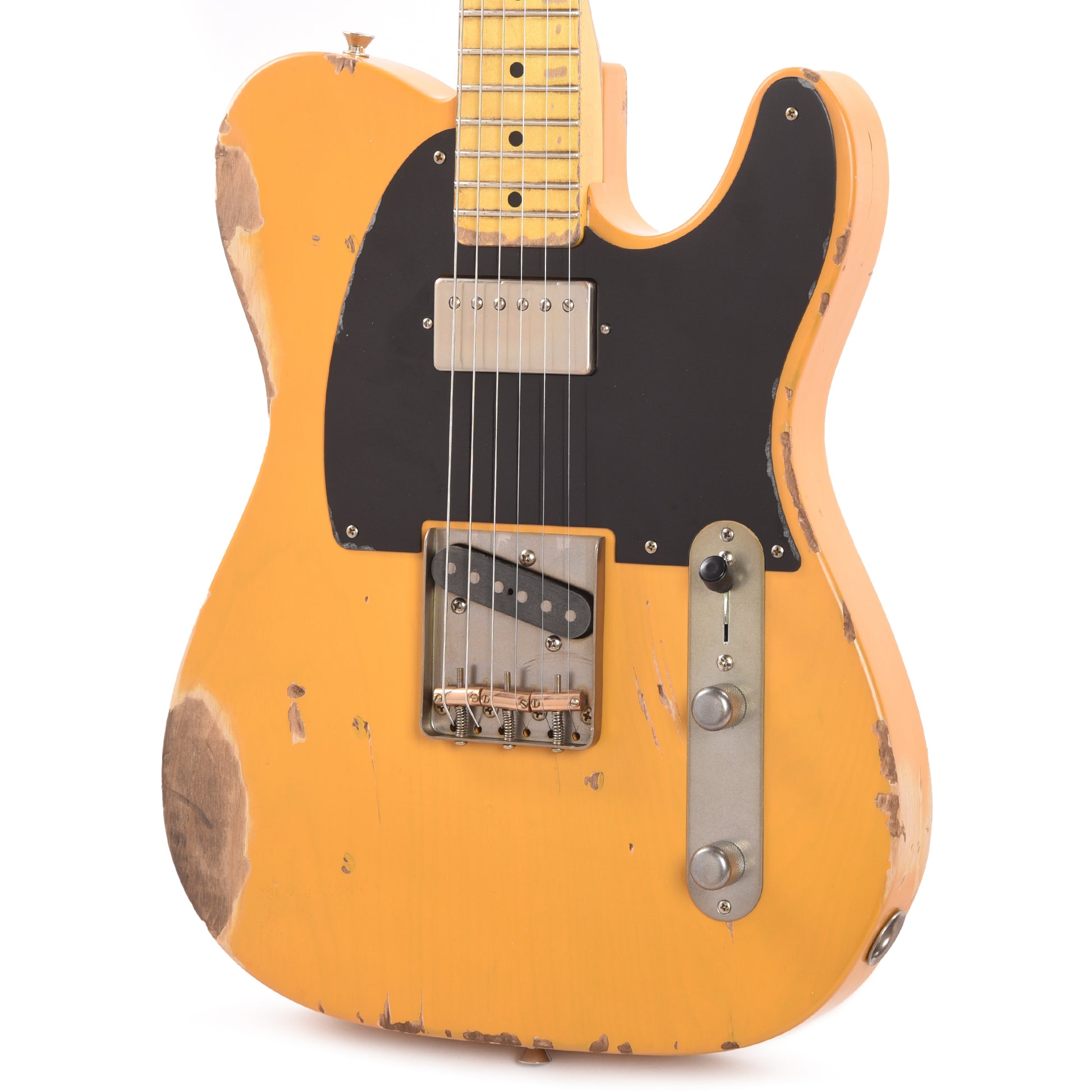 Nash T-52 Ash Butterscotch Blonde Heavy Relic w/Lollar Imperial Neck Humbucker Electric Guitars / Solid Body