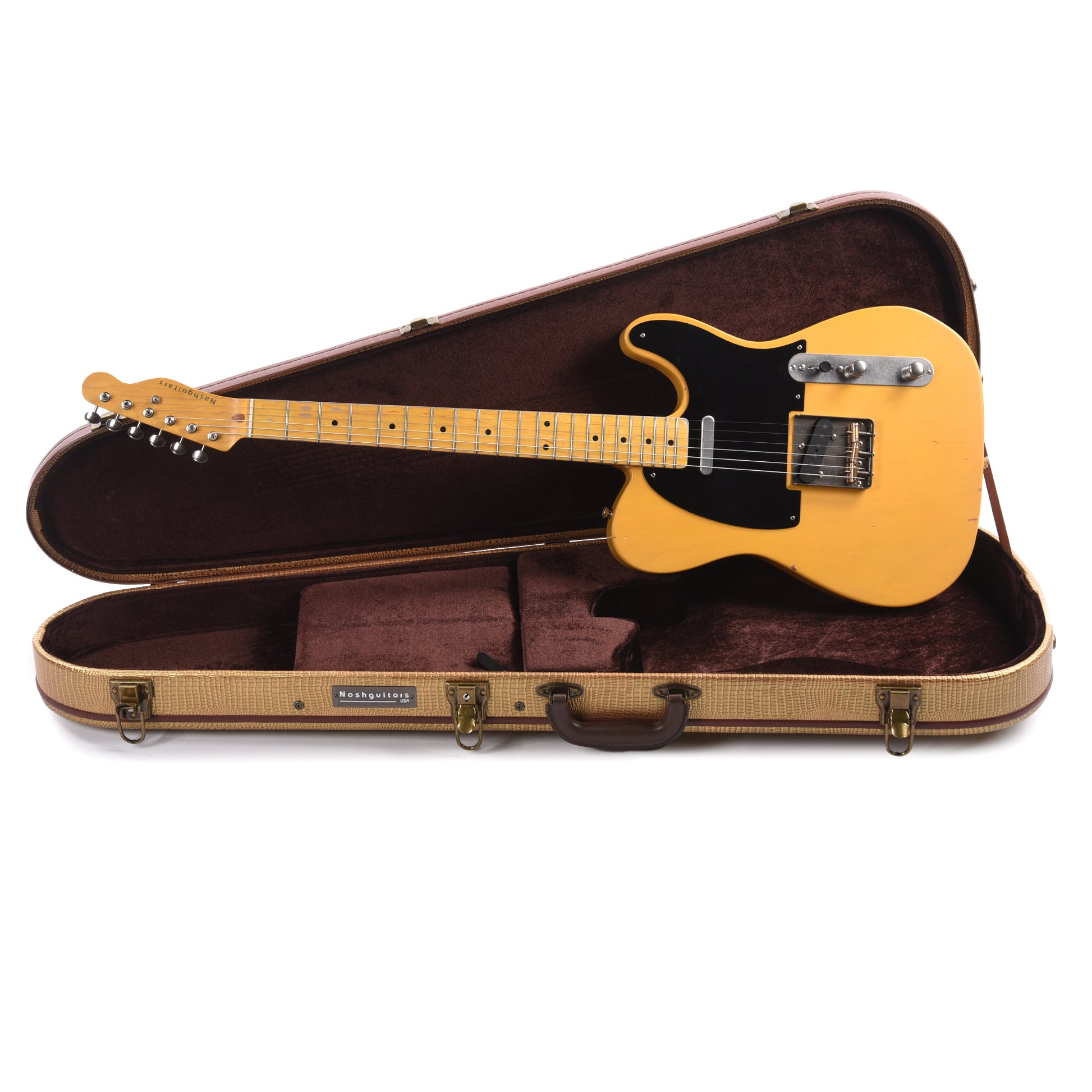 Nash T-52 Ash Butterscotch Blonde Light Relic Electric Guitars / Solid Body