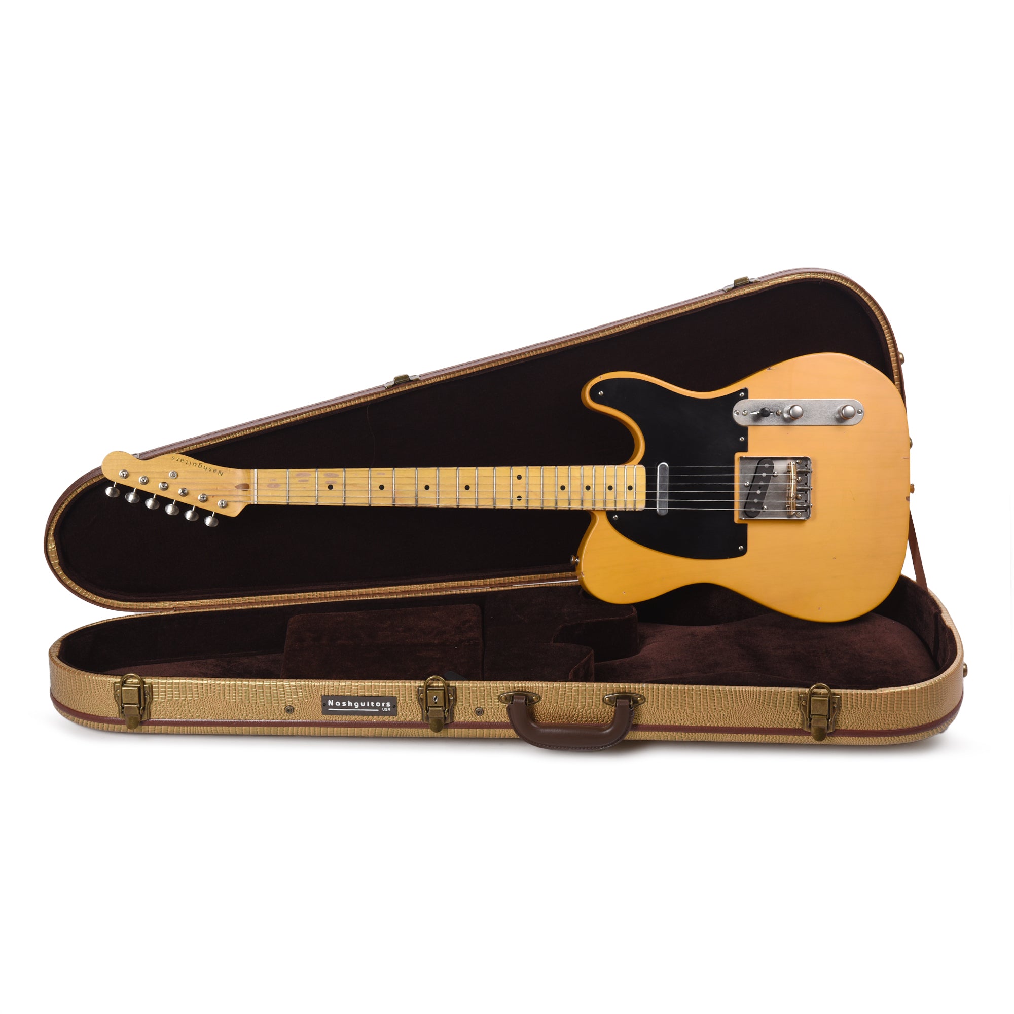 Nash T-52 Ash Butterscotch Blonde Light Relic Electric Guitars / Solid Body