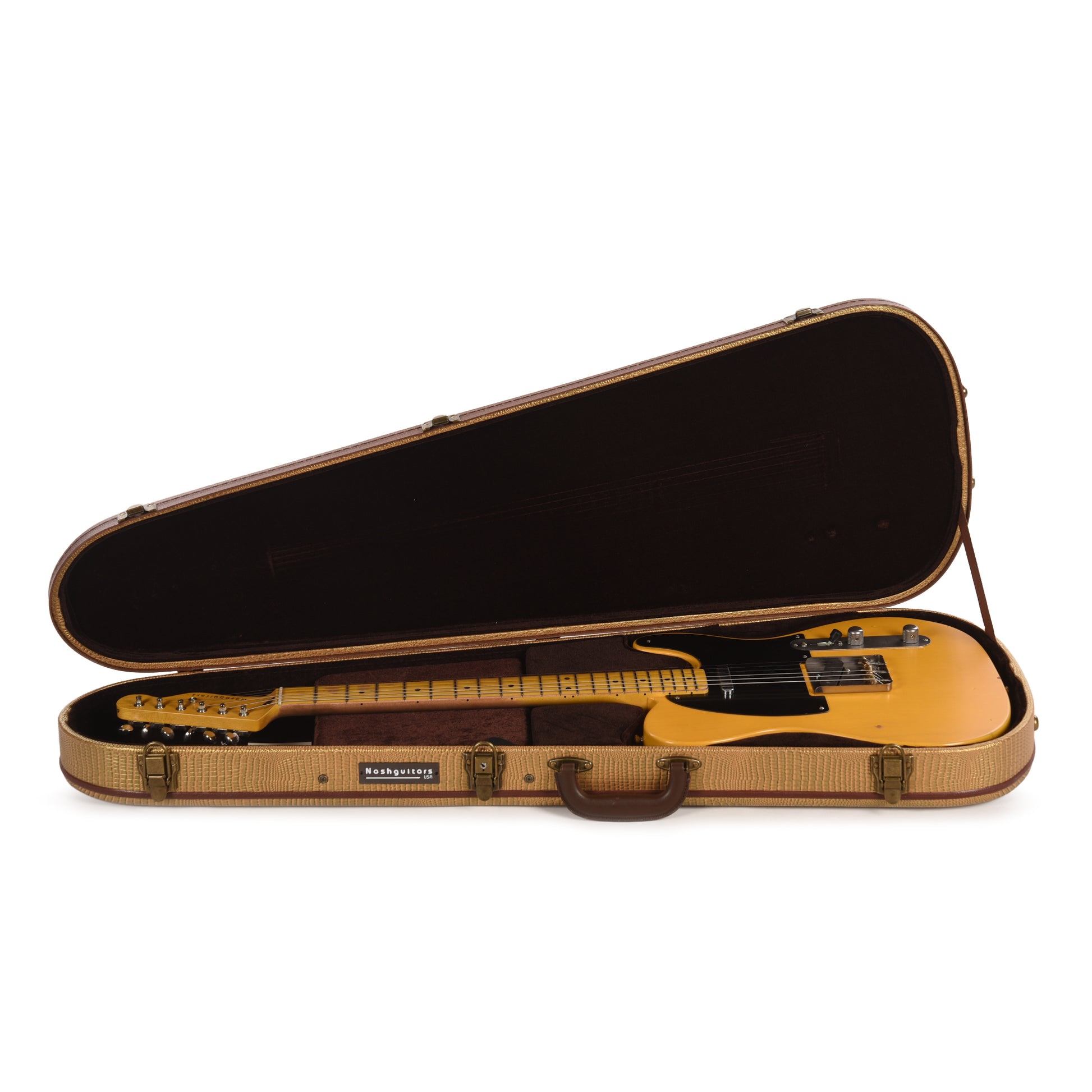 Nash T-52 Ash Butterscotch Blonde Light Relic w/Boat Neck Electric Guitars / Solid Body