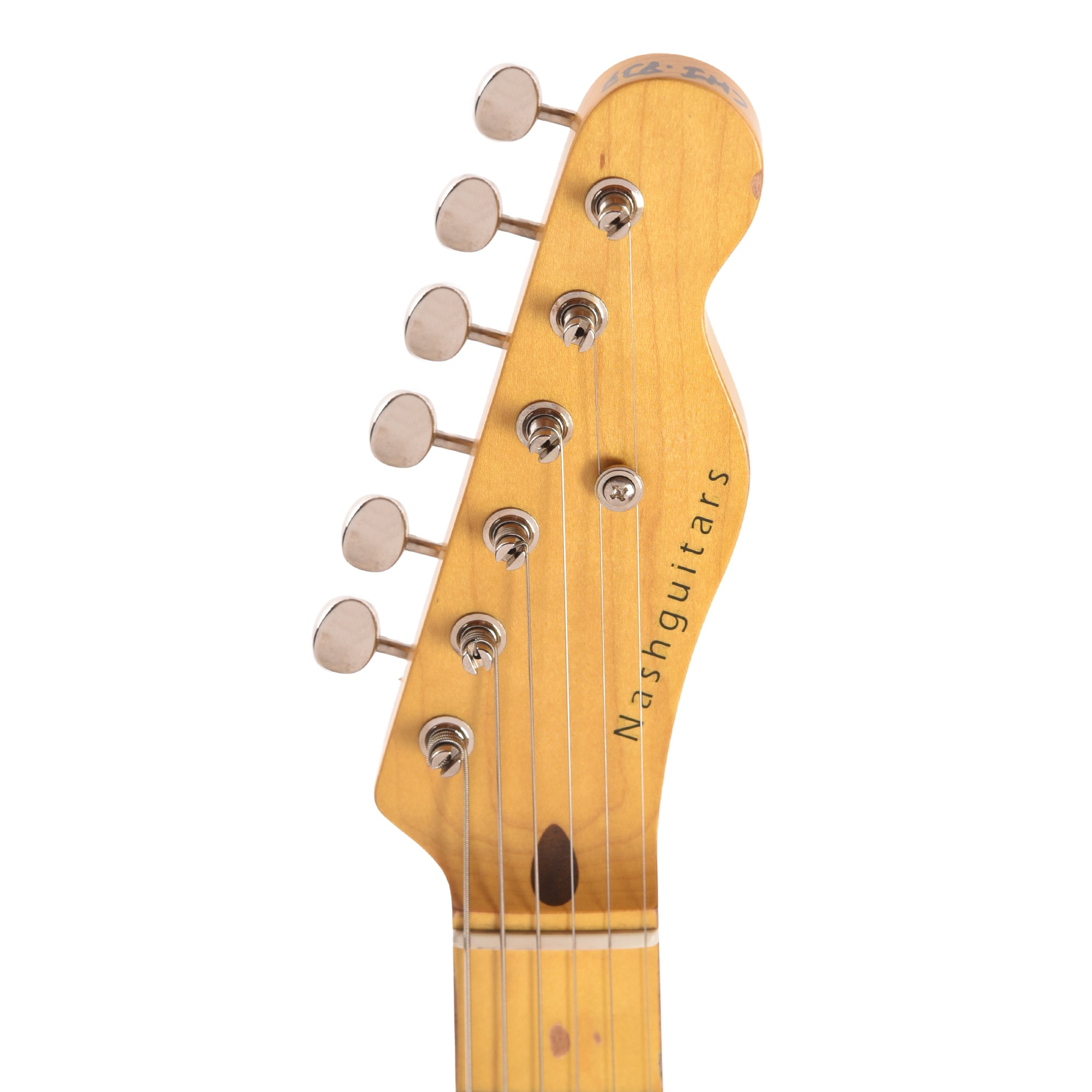 Nash T-52 Ash Butterscotch Blonde Light Relic w/Boat Neck Electric Guitars / Solid Body