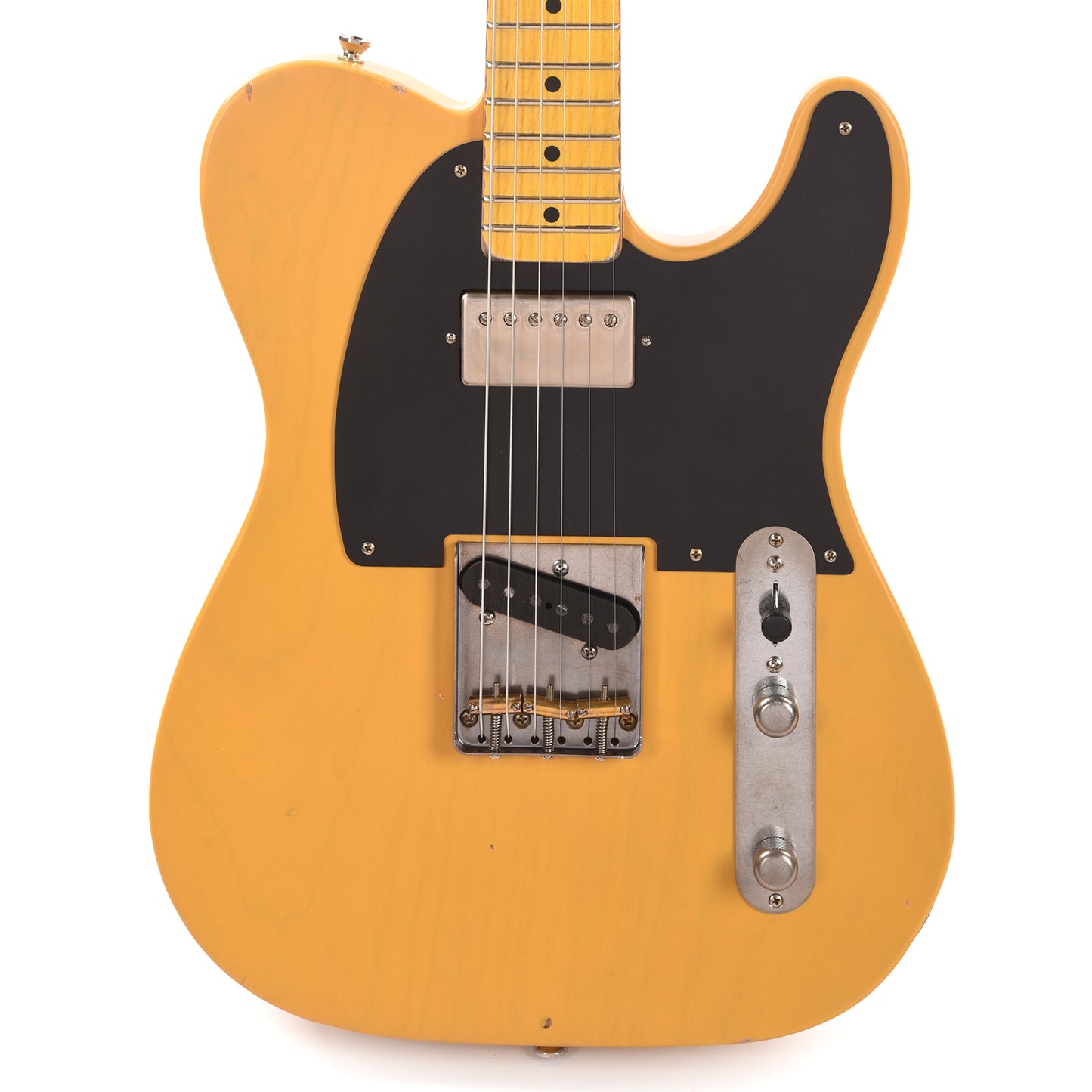Nash T-52 Ash Butterscotch Blonde Light Relic w/Lollar Imperial Neck Humbucker Electric Guitars / Solid Body