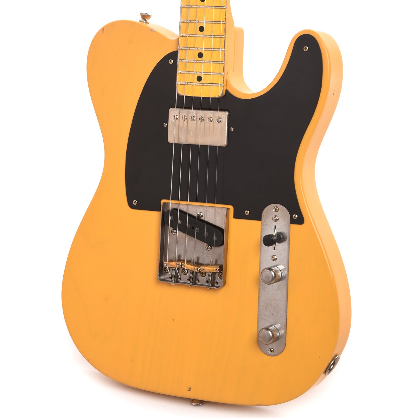 Nash T-52 Ash Butterscotch Blonde Light Relic w/Lollar Imperial Neck Humbucker Electric Guitars / Solid Body