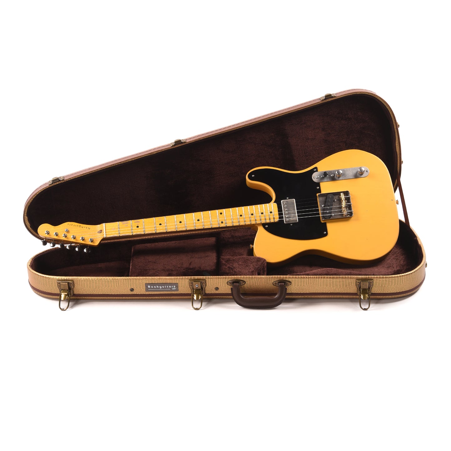 Nash T-52 Ash Butterscotch Blonde Light Relic w/Lollar Imperial Neck Humbucker Electric Guitars / Solid Body