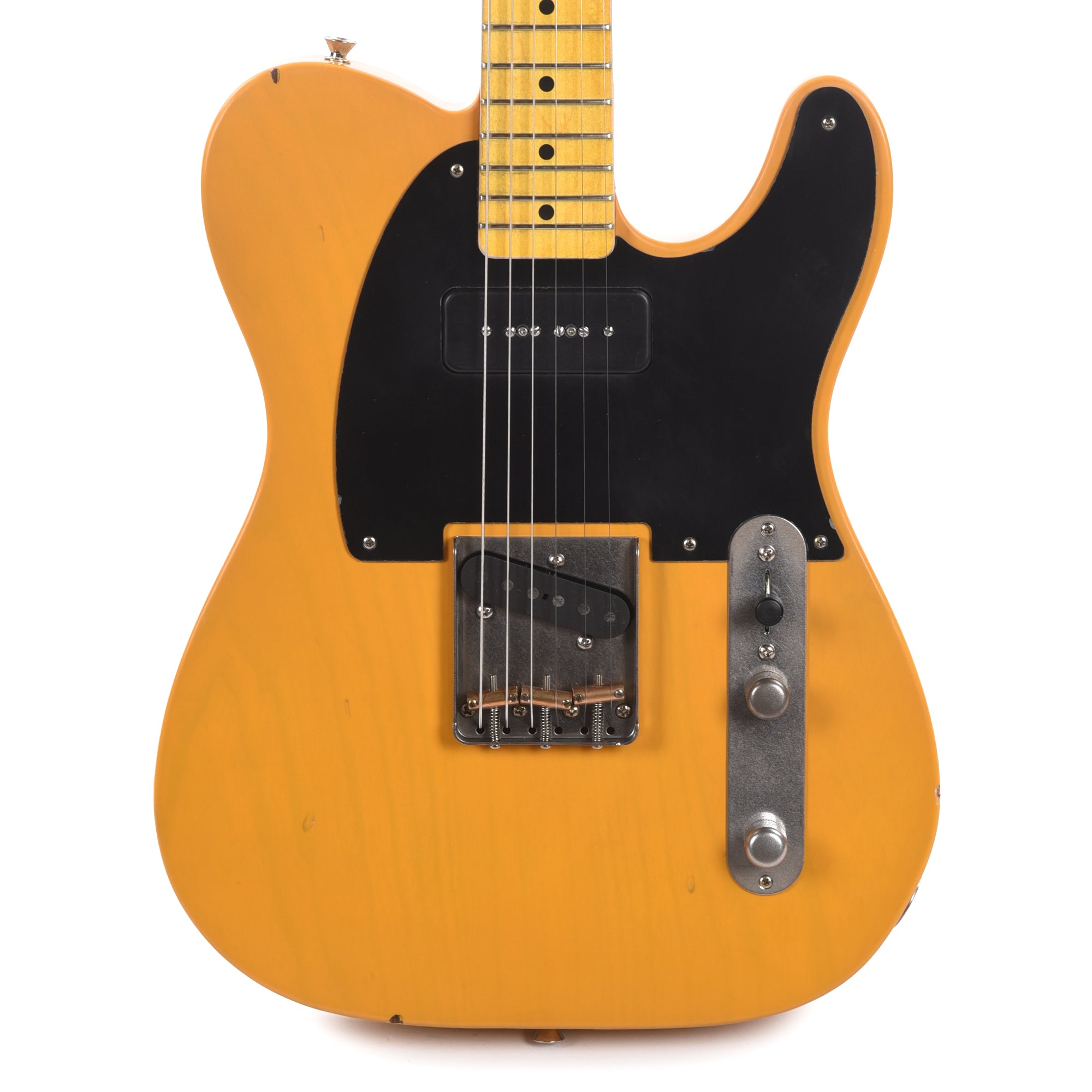 Nash T-52 Ash Butterscotch Blonde Light Relic w/Neck P-90 Electric Guitars / Solid Body