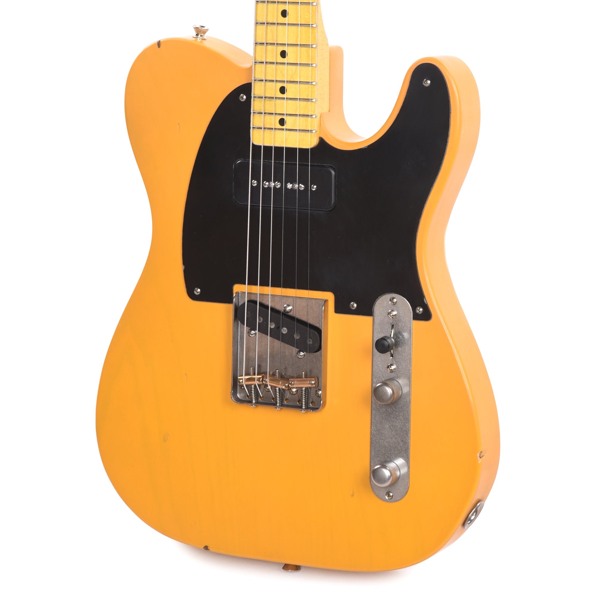 Nash T-52 Ash Butterscotch Blonde Light Relic w/Neck P-90 Electric Guitars / Solid Body