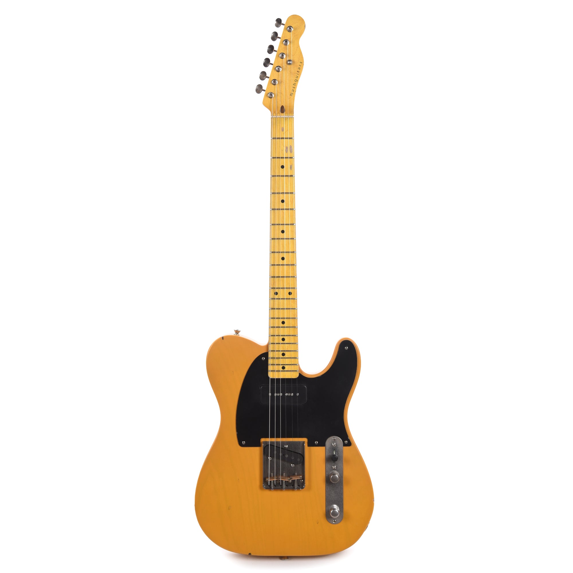 Nash T-52 Ash Butterscotch Blonde Light Relic w/Neck P-90 Electric Guitars / Solid Body