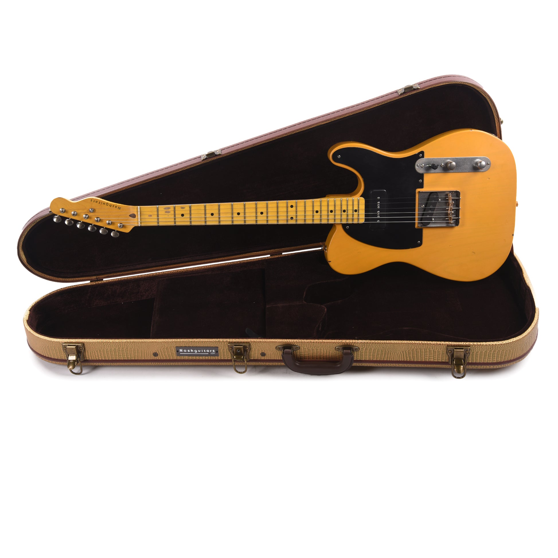 Nash T-52 Ash Butterscotch Blonde Light Relic w/Neck P-90 Electric Guitars / Solid Body