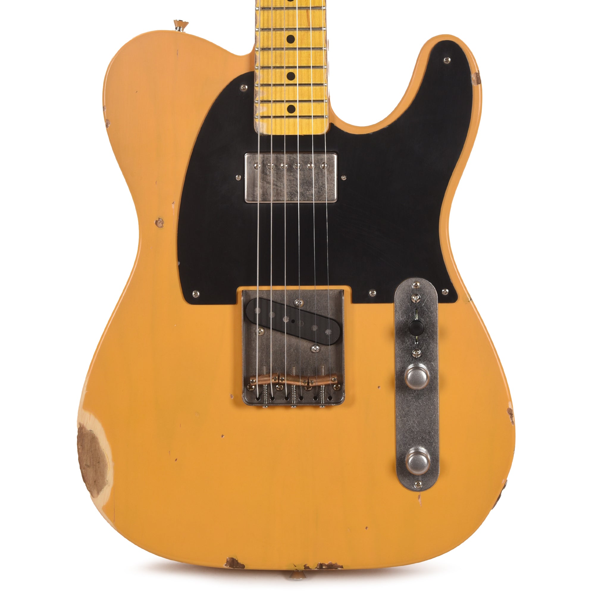 Nash T-52 Ash Butterscotch Blonde Medium Relic w/Lollar Imperial Neck Humbucker Electric Guitars / Solid Body