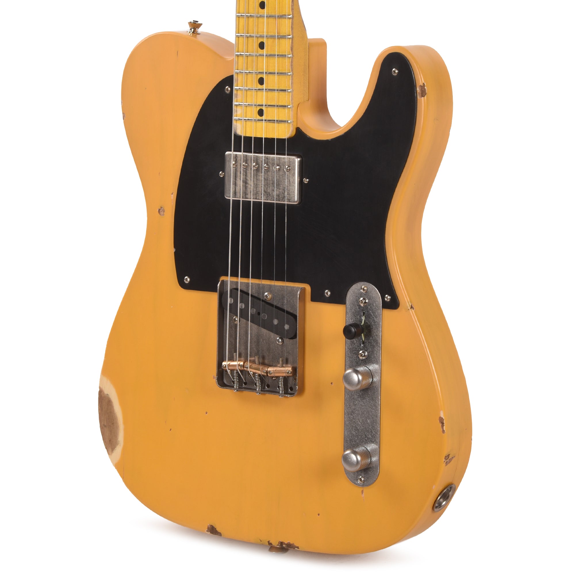 Nash T-52 Ash Butterscotch Blonde Medium Relic w/Lollar Imperial Neck Humbucker Electric Guitars / Solid Body