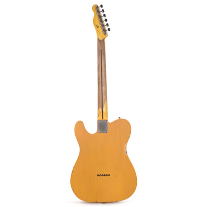 Nash T-52 Ash Butterscotch Blonde Medium Relic w/Lollar Imperial Neck Humbucker Electric Guitars / Solid Body