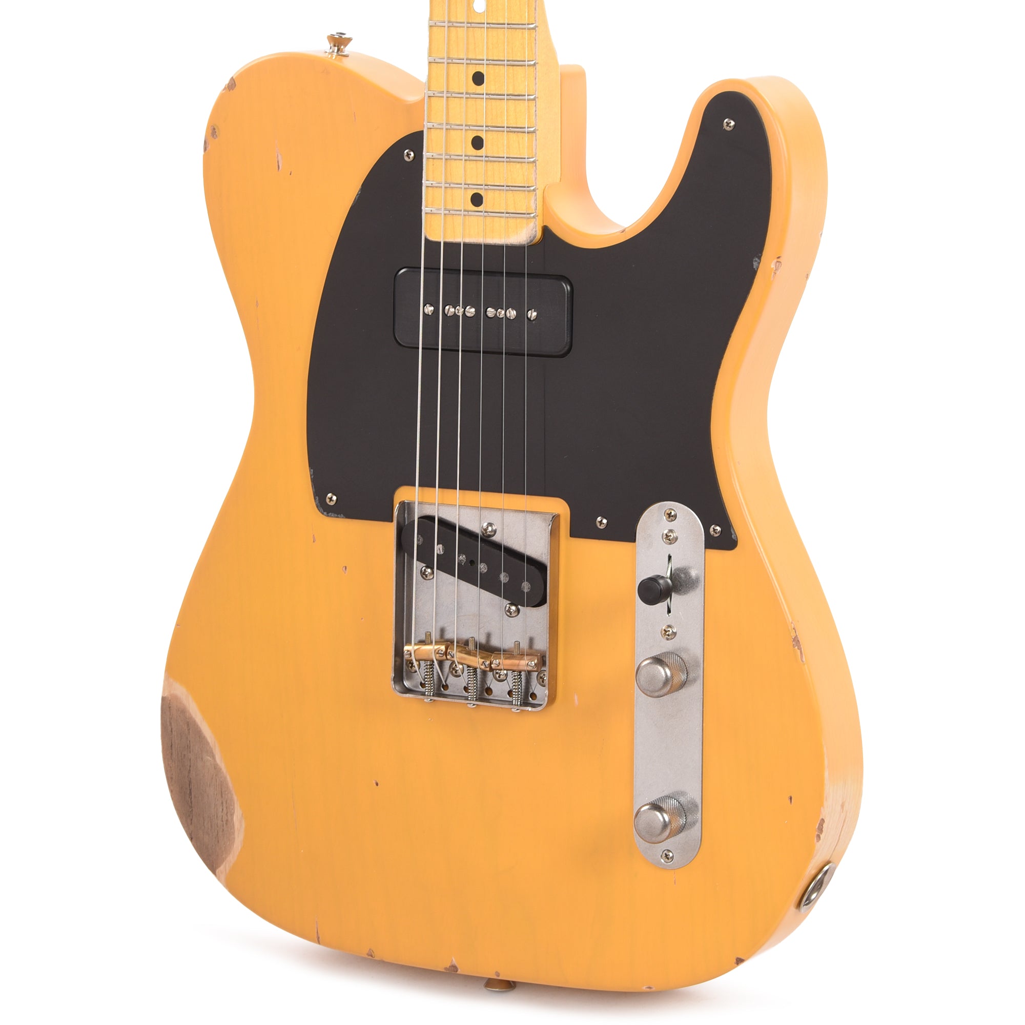 Nash T-52 Ash Butterscotch Blonde Medium Relic w/Neck P-90 Electric Guitars / Solid Body
