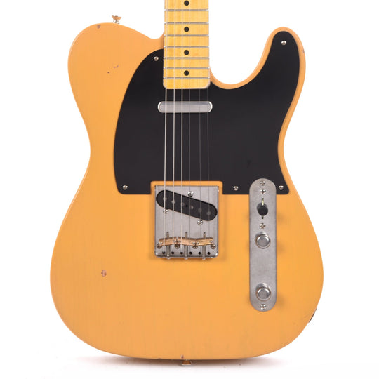Nash T-52 Butterscotch Blonde Light Relic w/1-Ply Black Pickguard, & Lollar Pickups Electric Guitars / Solid Body