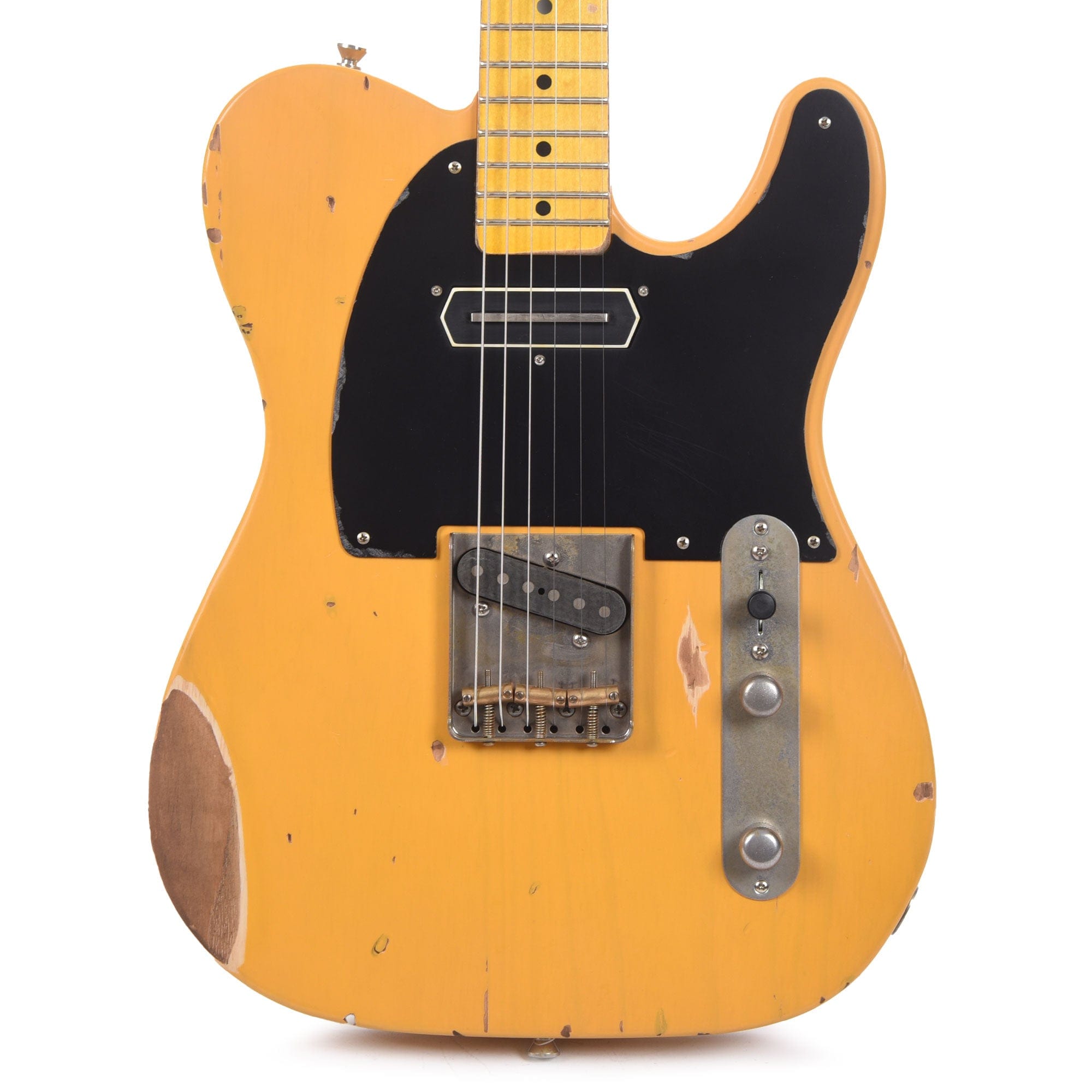 Nash T-52 Butterscotch Blonde Medium Relic w/1-Ply Black Pickguard & Lollar Charlie Christian Electric Guitars / Solid Body