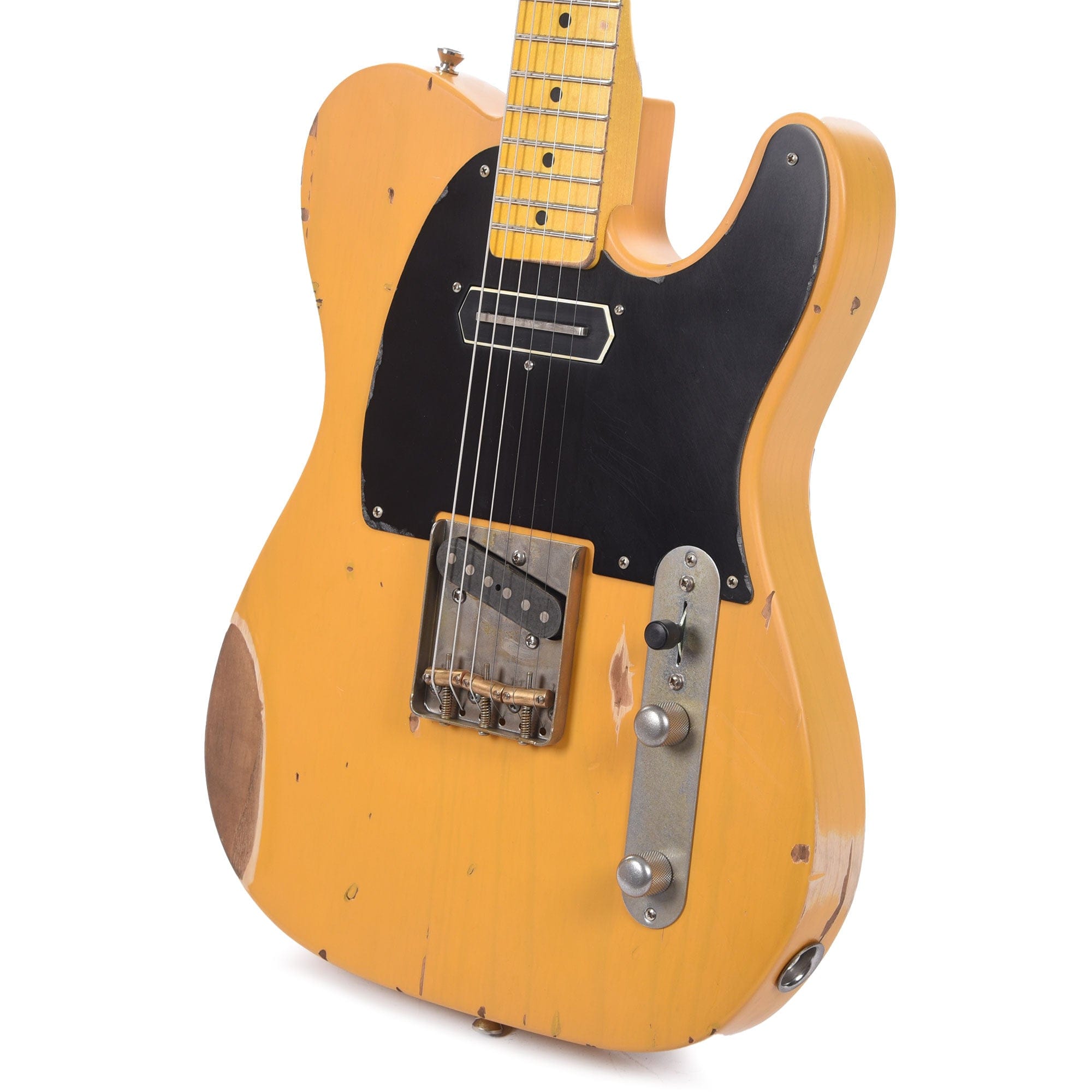 Nash T-52 Butterscotch Blonde Medium Relic w/1-Ply Black Pickguard & Lollar Charlie Christian Electric Guitars / Solid Body