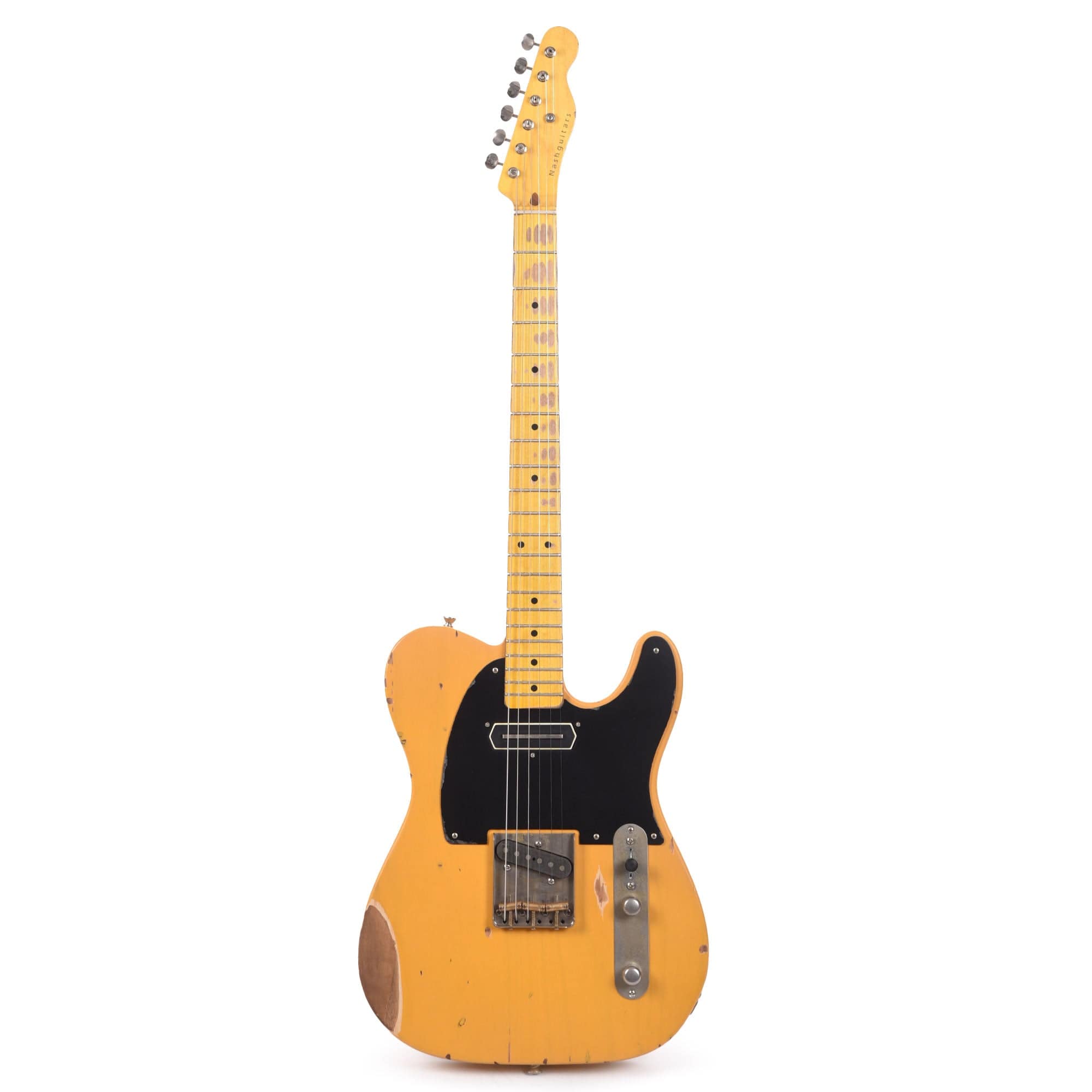 Nash T-52 Butterscotch Blonde Medium Relic w/1-Ply Black Pickguard & Lollar Charlie Christian Electric Guitars / Solid Body