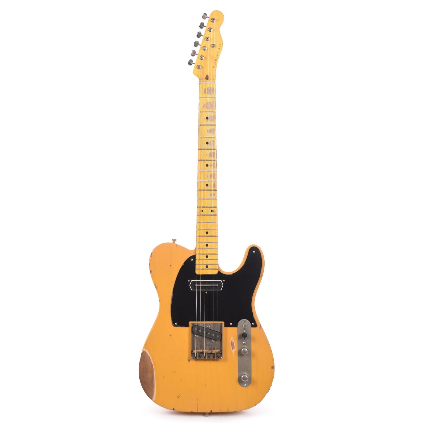 Nash T-52 Butterscotch Blonde Medium Relic w/1-Ply Black Pickguard & Lollar Charlie Christian Electric Guitars / Solid Body