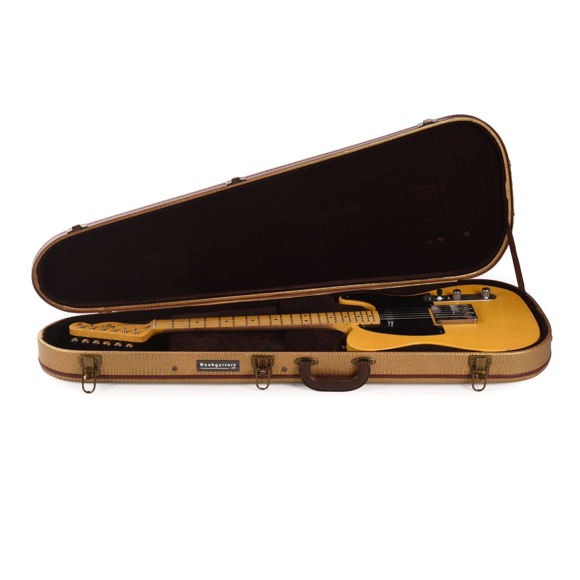 Nash T-52 Butterscotch Blonde w/ Light Aging & Nautilus Neck