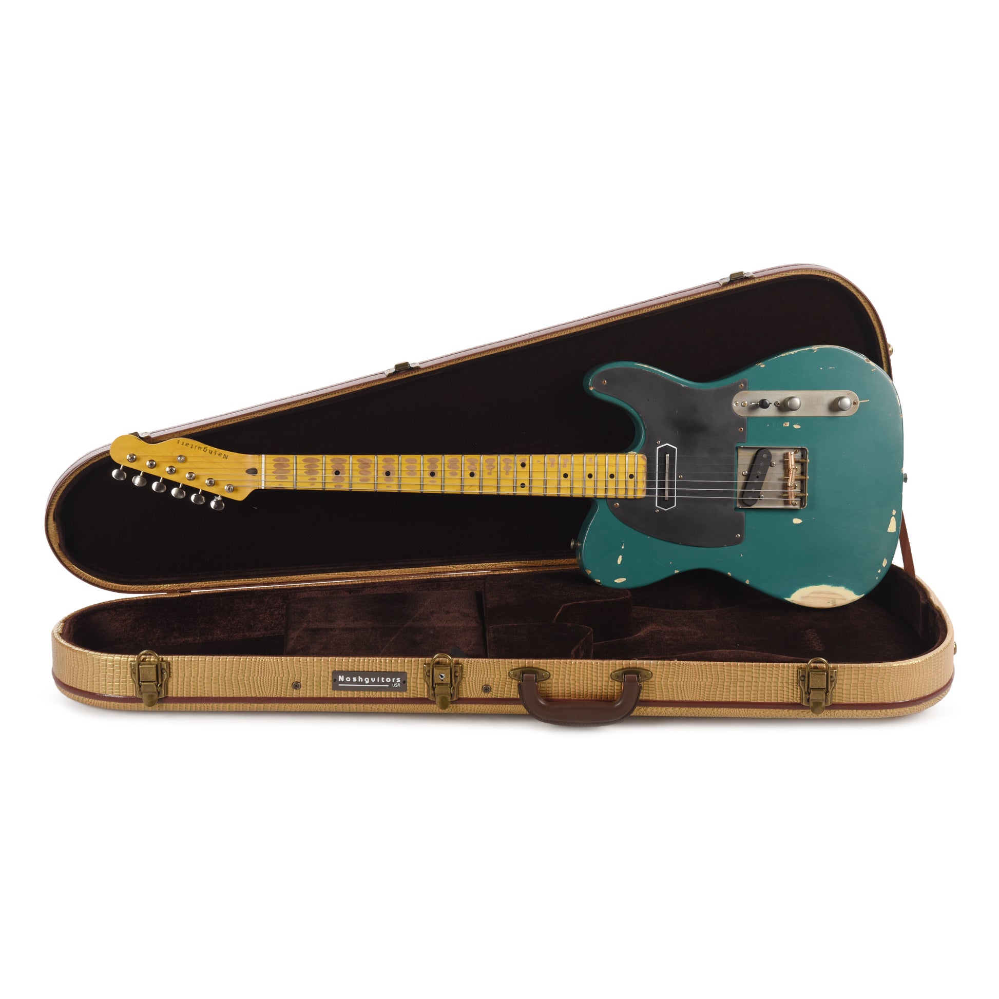 Nash T-52 CC Ash British Racing Green Heavy Relic Electric Guitars / Solid Body